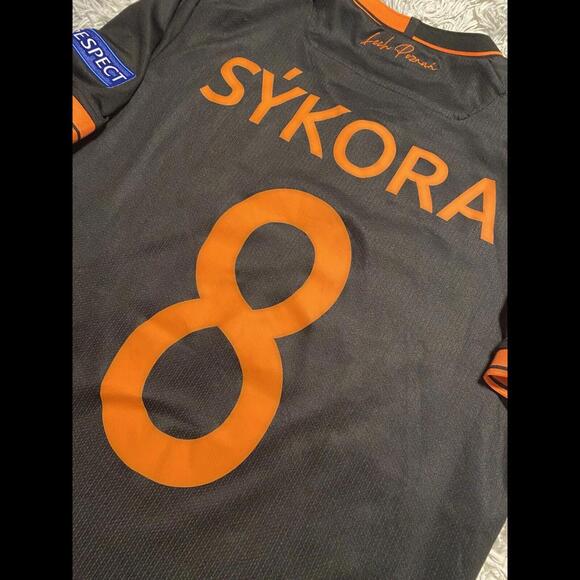 LECH POZNAŃ 21/22 3rd kit Match Worn/Issue Jersey SYKORA #8 Europa League Poland - Picture 7 of 8